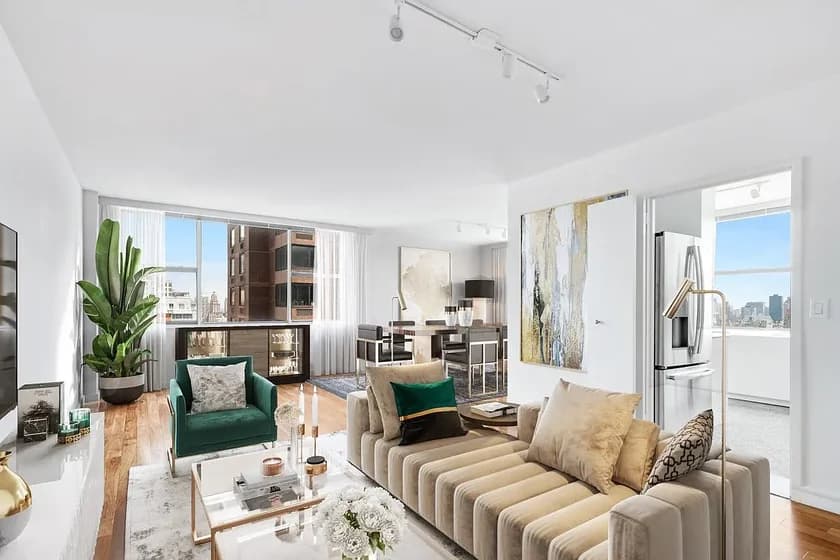 45 West 60 Street #30E, Manhattan, NY 10023 apartment_living_room 1