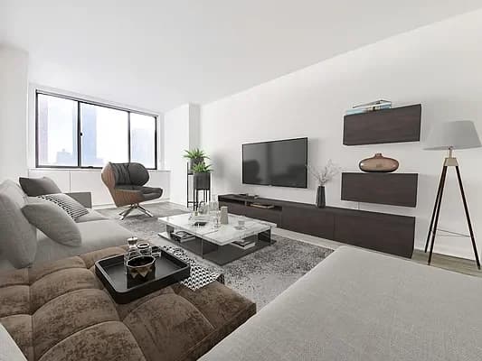 520 West 43 Street #21AA, Manhattan, NY 10036 apartment_living_room 1