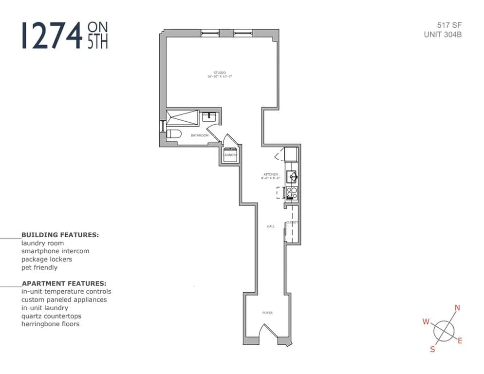 1274 5 Avenue #304B, Manhattan, NY 10029 1