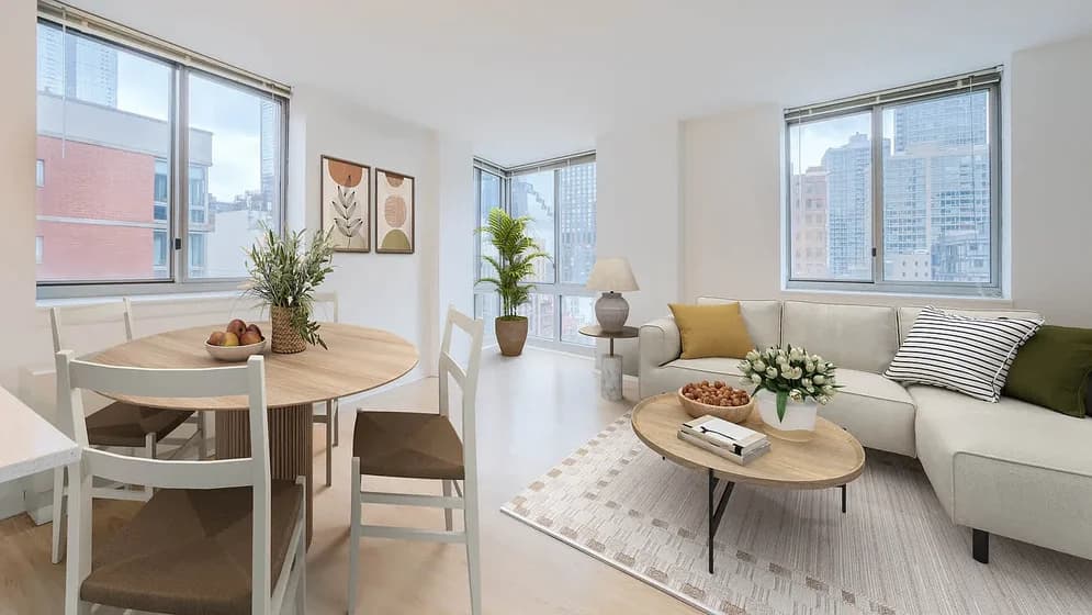 400 West 37 Street #14E, Manhattan, NY 10018 apartment_living_room 1