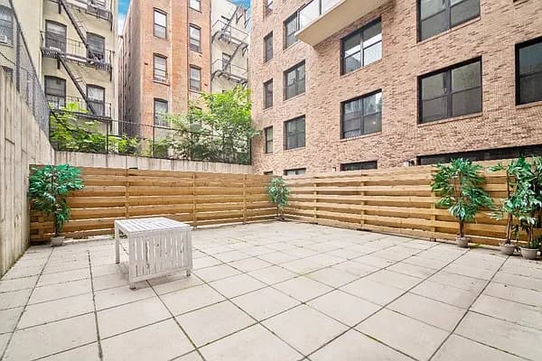 63 West 104 Street #CO1, Manhattan, NY 10025 apartment_backyard 1