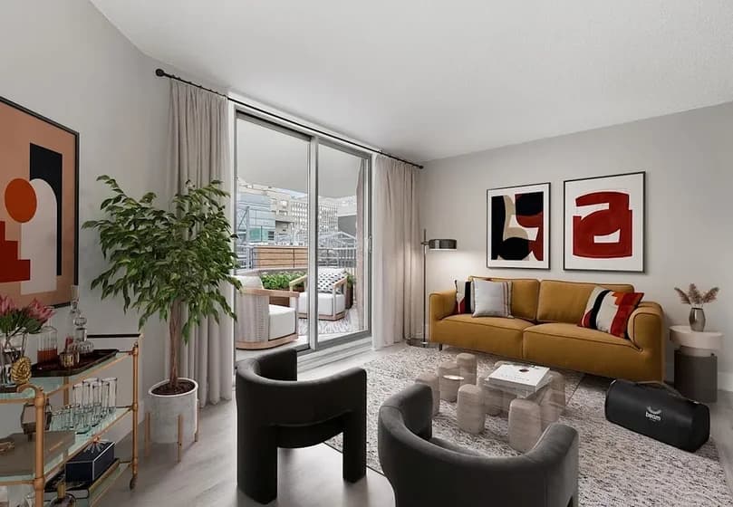 500 2 Avenue #13E, Manhattan, NY 10016 apartment_living_room 1