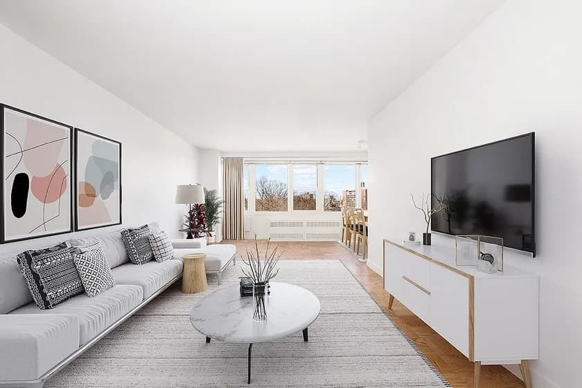 600 West 246 Street #1407, The Bronx, NY 10471 apartment_living_room 1