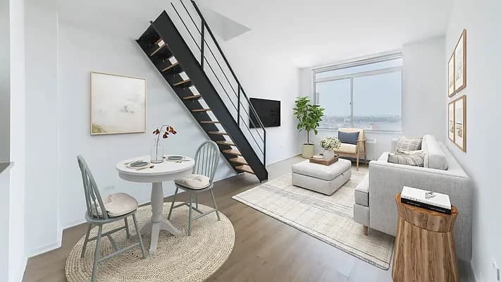 Longacre House 305 West 50 Street #24G, Manhattan, NY 10019 apartment_living_room 1