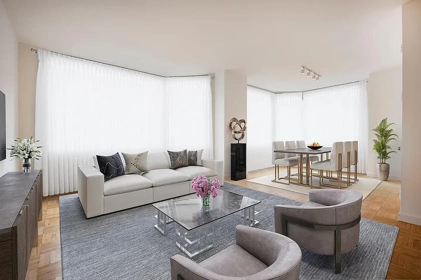 504 Cathedral Parkway #PHC, Manhattan, NY 10025 apartment_living_room 1