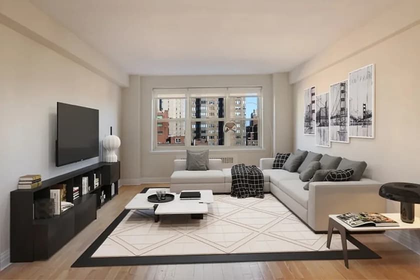 41 Park Avenue #9B, Manhattan, NY 10016 apartment_living_room 1