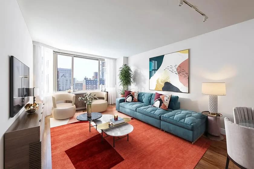 320 West 38 Street #2330, Manhattan, NY 10018 apartment_living_room 1