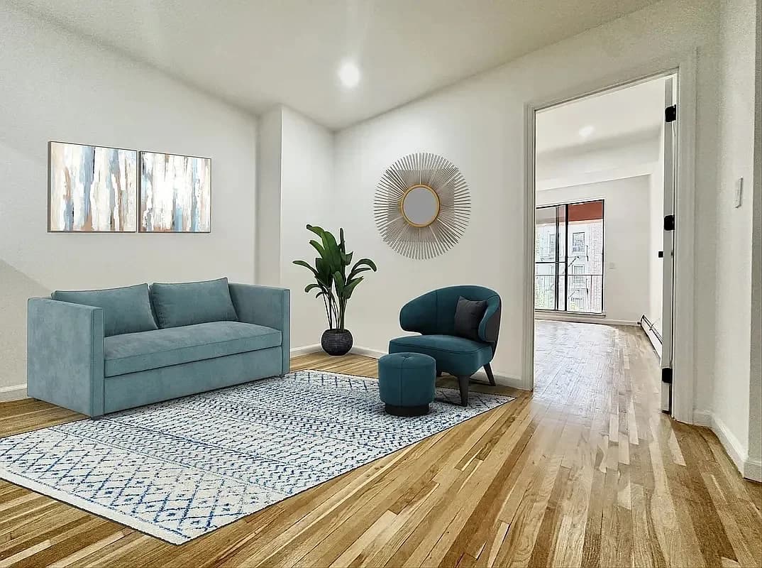 450 W 45 St #2-F, Manhattan, NY 10036 apartment_living_room 1