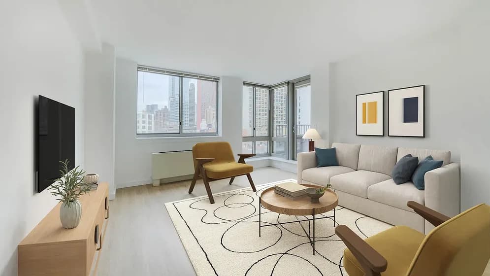 515 West 38 Street #23G, Manhattan, NY 10018 apartment_living_room 1