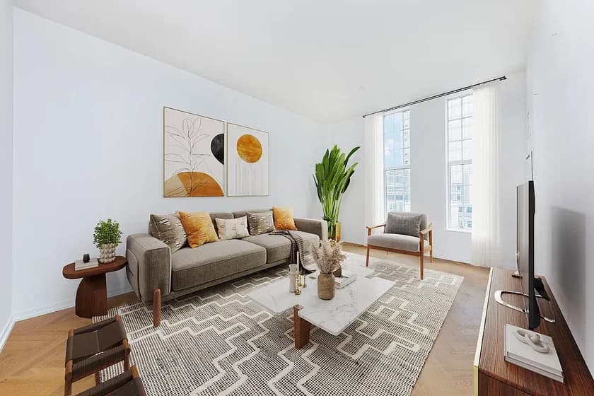 184 Kent Avenue #C104, Brooklyn, NY 11249 apartment_living_room 1