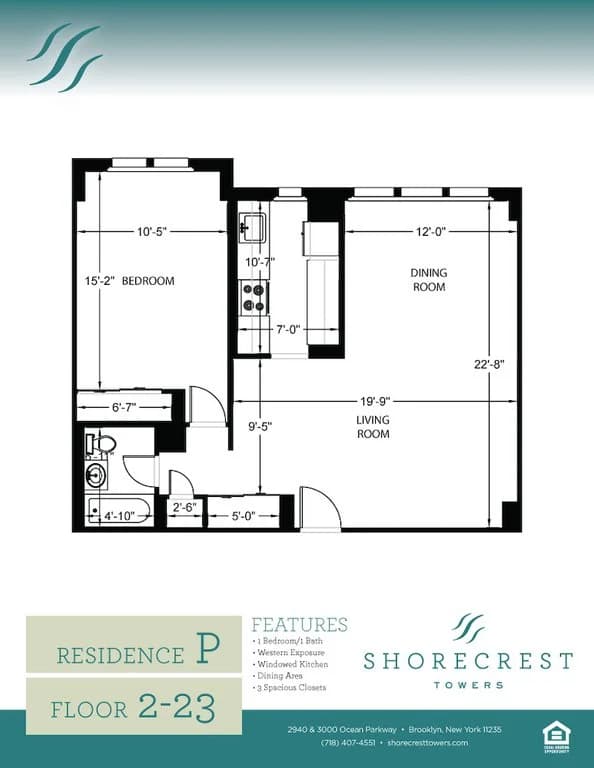 3000 Ocean Parkway #22P, Brooklyn, NY 11224 1