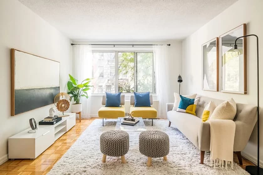 520 West 48 Street #2E, Manhattan, NY 10036 apartment_living_room 1