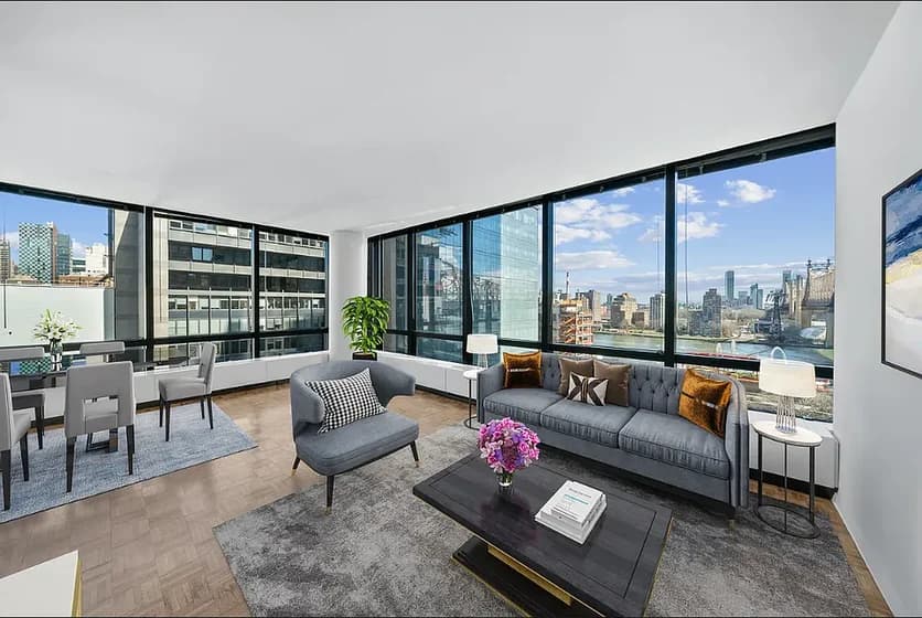 420 E 61 St #12-B, Manhattan, NY 10065 apartment_living_room 1