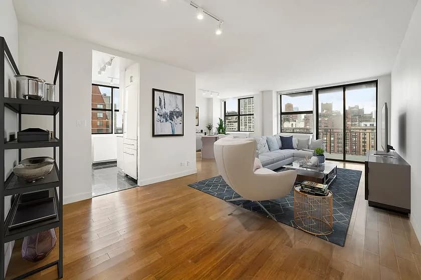 300 East 75 Street #12C/12D, Manhattan, NY 10021 apartment_living_room 1
