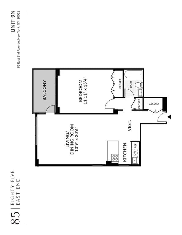 85 East End Avenue #9N, Manhattan, NY 10028 1