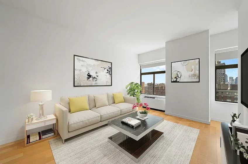90W 90 Washington Street #11D, Manhattan, NY 10006 apartment_living_room 1