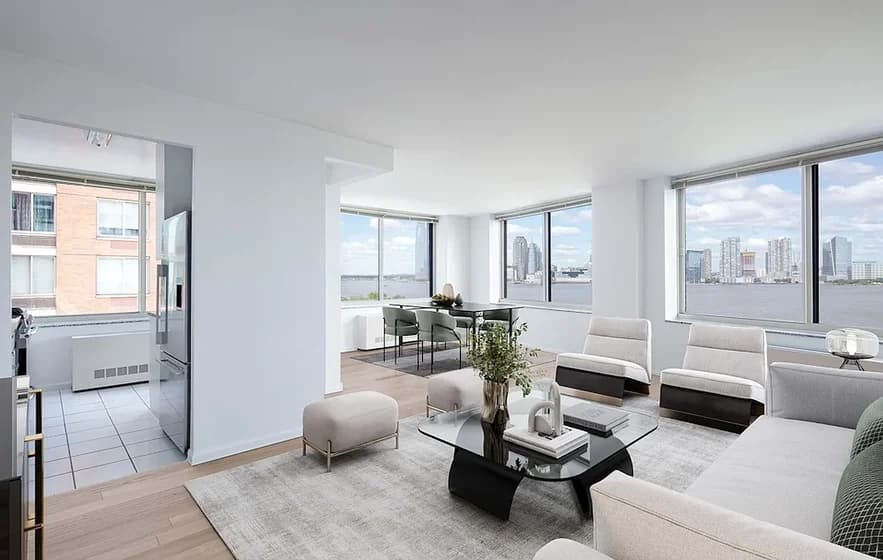 400 Chambers Street #005K, Manhattan, NY 10282 apartment_living_room 1