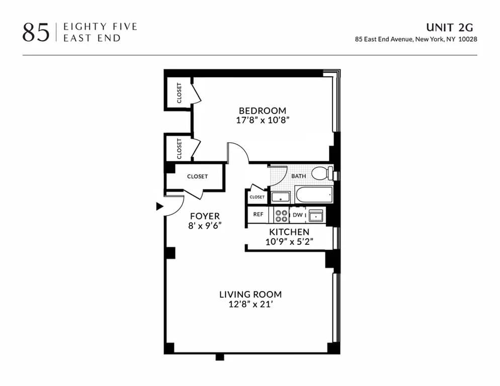 85 East End Avenue #2G, Manhattan, NY 10028 1