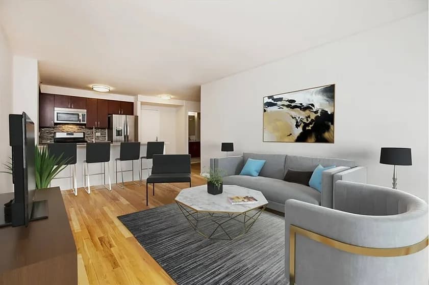 120 West 21 Street #1015, Manhattan, NY 10011 apartment_living_room 1