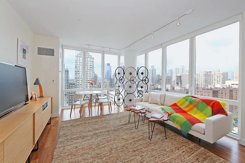 175 W 60 St #16F, Manhattan, NY 10023 apartment_living_room 1