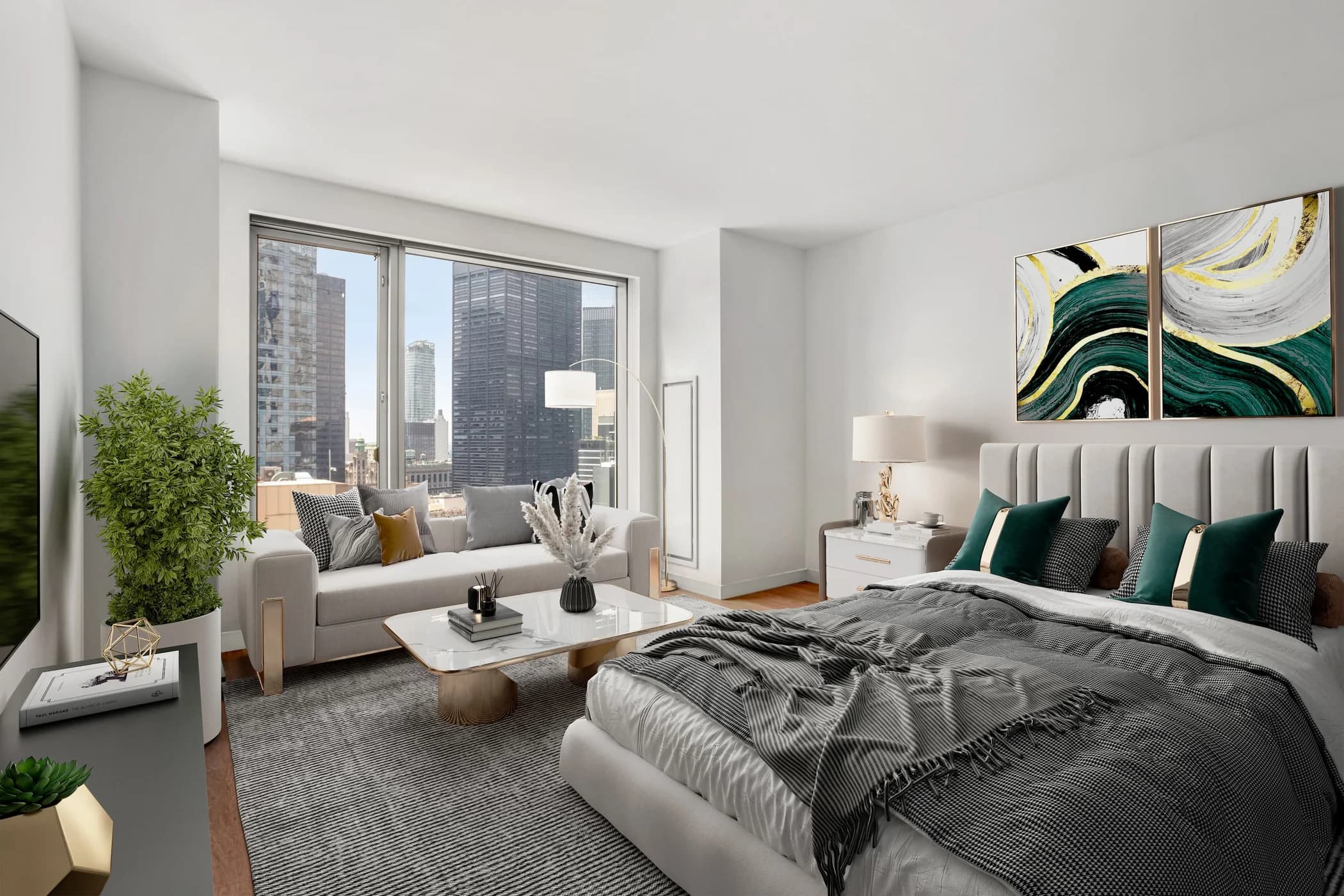 8 Spruce St #20U, New York, NY 10038 apartment_bedroom_room 1