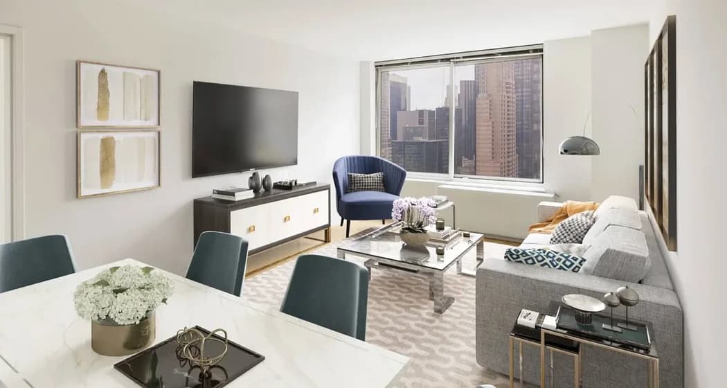 Marc 249 West 53 Street #18D, Manhattan, NY 10019 apartment_living_room 1