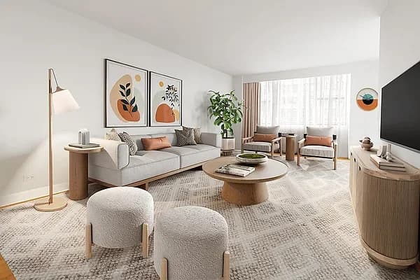 320 East 46 Street #30H, Manhattan, NY 10017 apartment_living_room 1