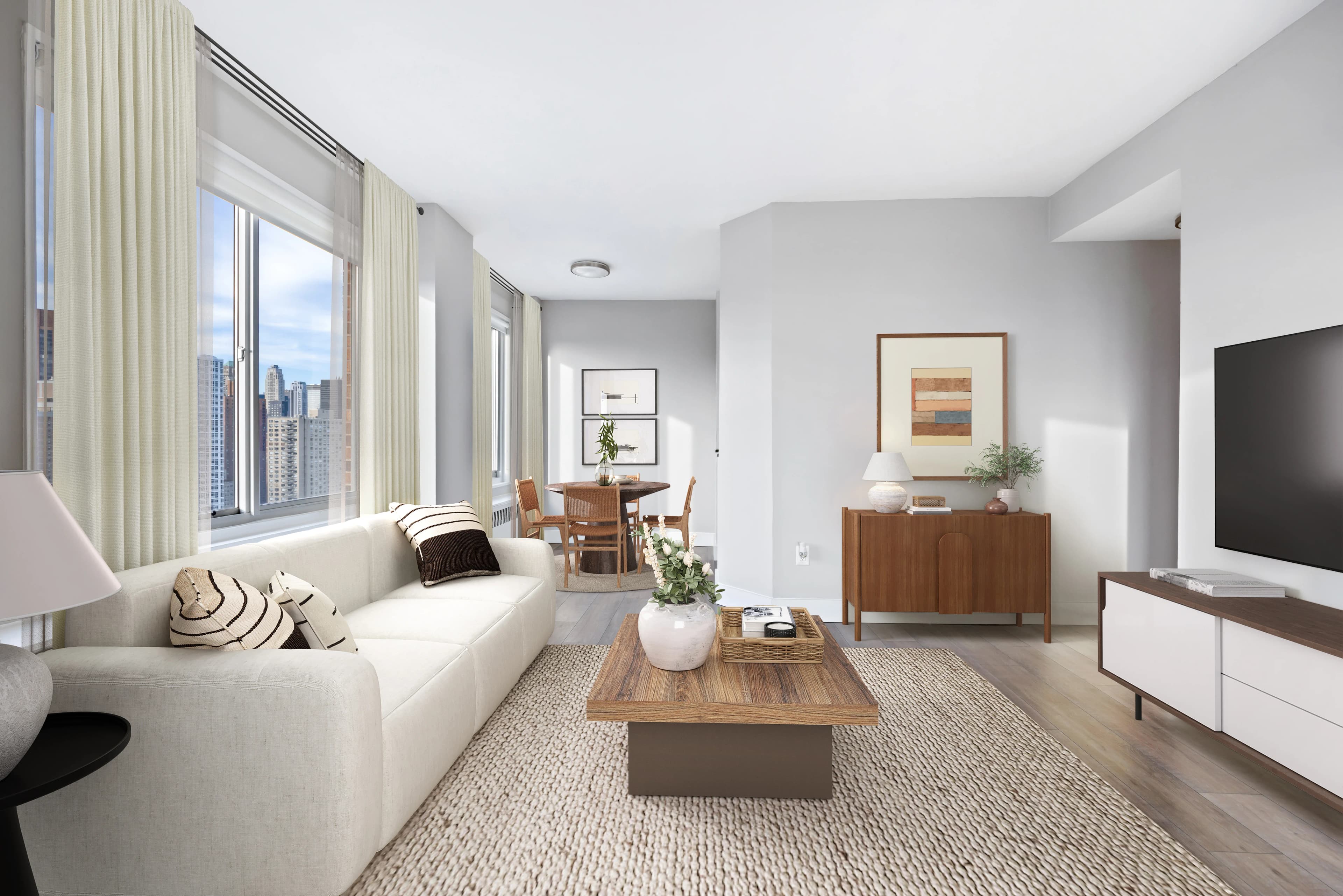 484 2 Avenue #19D, Manhattan, NY 10016 apartment_living_room 1