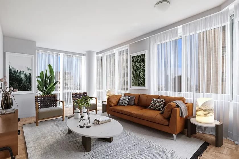 10 Barclay Street #48G, Manhattan, NY 10007 apartment_living_room 1